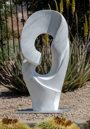 Marble sculpture front