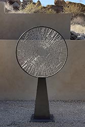 Wrought Iron hoop with stainless steel