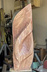 Brown Onyx stone carving