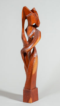 Wood carving in cherry
