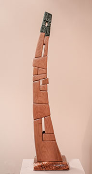 Floating  Figure, wood sculpture