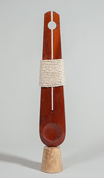 Totem 1, wood sculpture