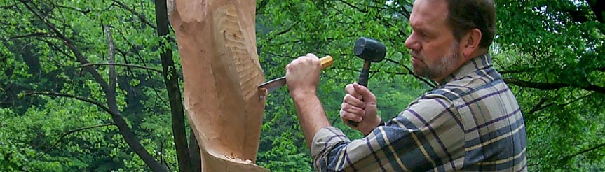 Carving wood